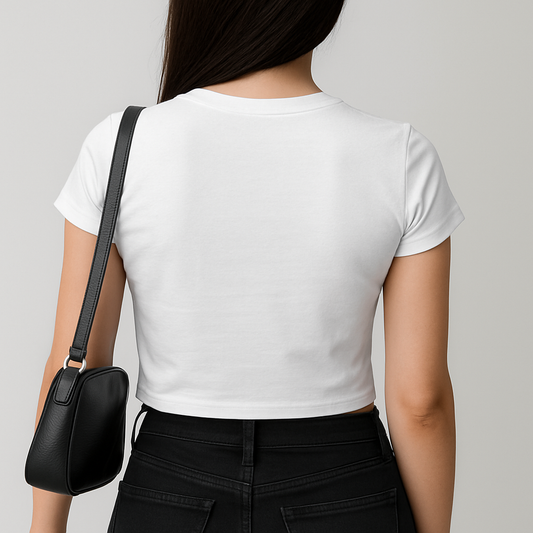 Kaleshi Aurat Crop Top – Bold & Trendy Statement Tee for Women - STAYFUNKY