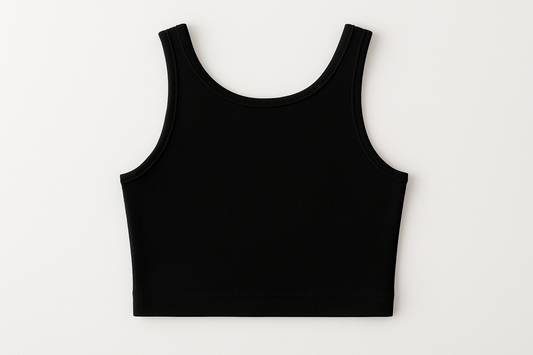 Black Basic Crop Tank – Everyday Essential