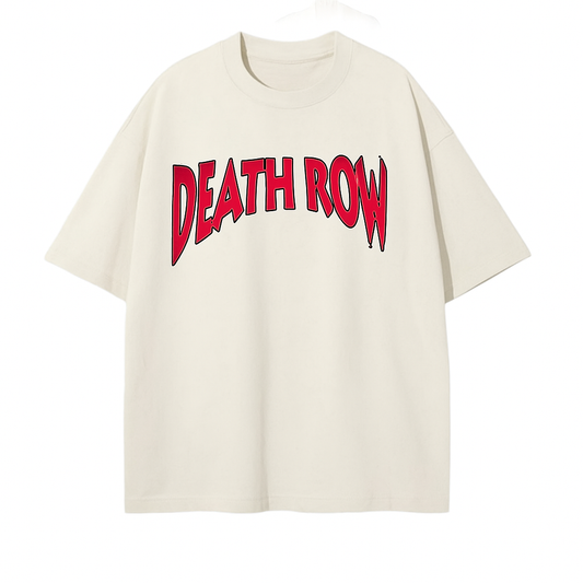 STAYFUNKY DEATH ROW Oversized T-Shirt – 240GSM French Terry Cotton - STAYFUNKY
