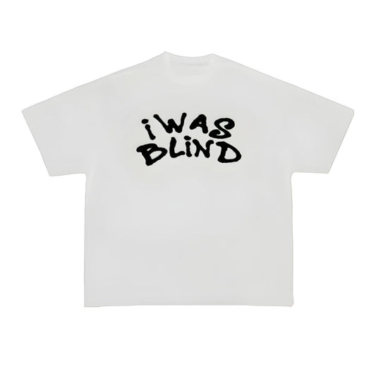 StayFunky "I Was Blind But Now I See" Oversized 240 GSM Cotton T-Shirt – Streetwear Graphic Tee - STAYFUNKY