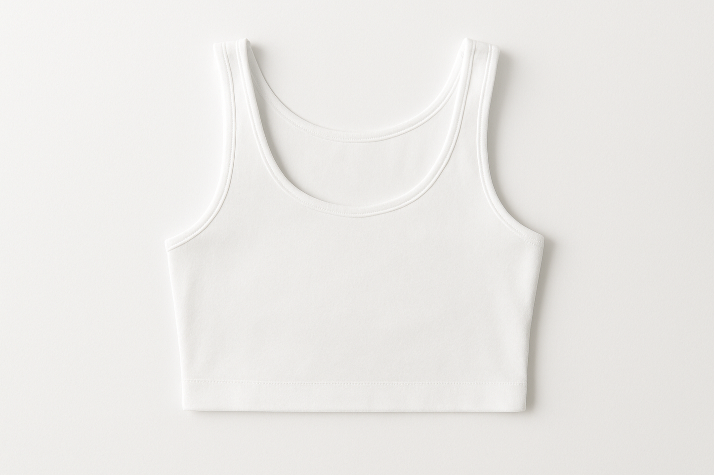 White Basic Crop Tank – Everyday Essential