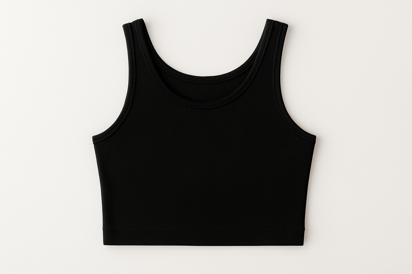 Black Basic Crop Tank – Everyday Essential